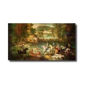   In The Forest Of Compiegne Before 1734 Giclee Print