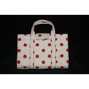  POLKA DOTS TABASCO BIBLE TOTE   BIBLE COVER   BOOK COVER 