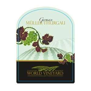  Vr World Vineyard German Muller Thurgau Labels (30/Pk 