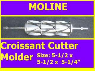 MOLINE Croissant Cutter Molder for Sheeter Good Conditn  