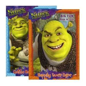   SHREK FOREVER AFTER Coloring & Activity Book Pack of 36 Toys & Games