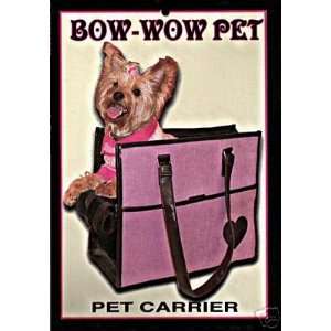  Bow Wow Pet Carrier (Rose Pink)