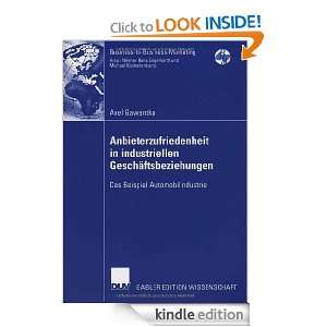   Automobilindustrie (Business to Business Marketing) (German Edition