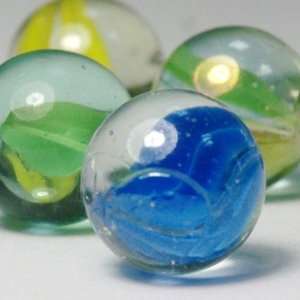   Mixed Colors Patterns Round Swirls Shooter Glass Marbles Toys & Games