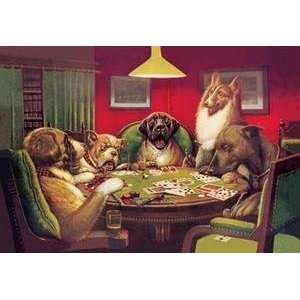  vintage art Dog Poker   Stun, Shock & the Win   00016 3 