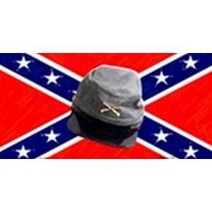 Confederate Army Cap License Plates Blanks for Customizing Plate Tag 