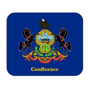  US State Flag   Confluence, Pennsylvania (PA) Mouse Pad 