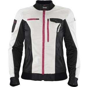  Shift Racing Womens Flare Jacket   X Small/White/Pink 