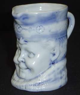 Antique Schafer Schaefer & Vater Figural Dutch Boy Porcelain Pitcher 