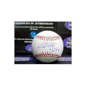  Frank Thomas autographed baseball inscribed 93 94 AL MVP 