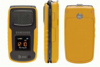NEW SAMSUNG SGH A837 Rugby 3G Phone AT&T GPS GSM Yellow  