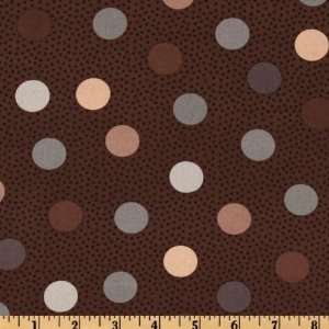   Definitions Jumbo Dots Chocolate Fabric By The Yard Arts, Crafts