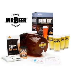  Mr. Beer Kit with Personalized Pub Glasses Kitchen 