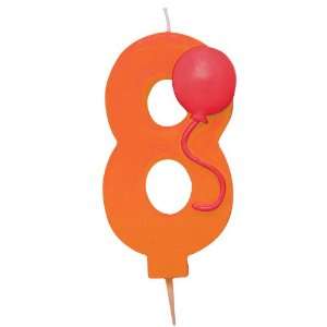  Lets Party By Creative Converting Number 8 Pick Candle 