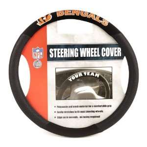  NFL Cincinnati Bengals Poly Suede Steering Wheel Cover 