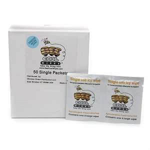  Bee Cool Icy Wipes, 50 ea