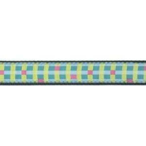  Up Country Dog Collar, Cool Blue Basket Weave, X small 