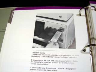 Vintage Apple Lisa 1 Computer Owners Manual GERMAN 1983  