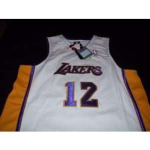  Shannon Brown Adidas Alternate White Los Angeles Lakers 