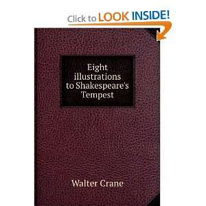  Eight illustrations to Shakespeares Tempest Walter Crane Books