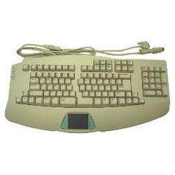 ERGONOMIC SPLIT PS2 KEYBOARD AT SERIAL TOUCHPAD MOUSE  