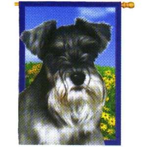  Wendell The Schnauzer   28 X 40 House Flag Everything 