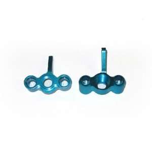  Blue Aluminum Front Steering Knuckles (left/right) Qty 2 
