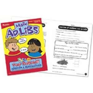  Math Ad Libs   Addition & Subtraction Toys & Games