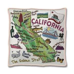 California State Pillow   24 x 24 Pillow