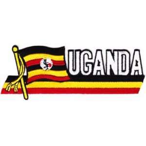  Uganda   Country Flag Patch Patio, Lawn & Garden