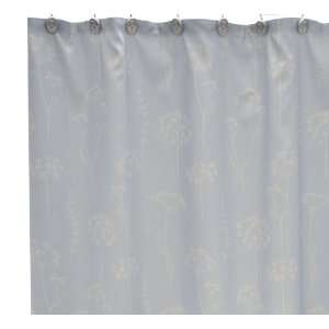  Waverly by Famous Home Fashions Simplicity Blue Shower Curtain 