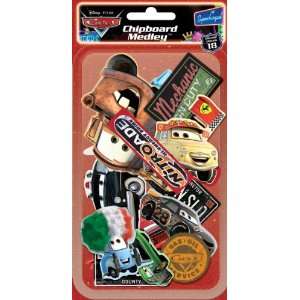  SandyLion Disney Cars Chipboard Medley Pack Arts, Crafts 