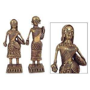  Tribal Ladies, statuettes (pair)