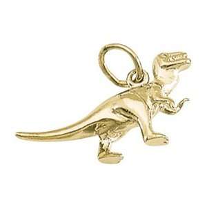  Rembrandt Charms Dinosaur Charm, 14K Yellow Gold Jewelry