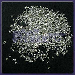 45g Thousands Silver lined glass seed beads SZ 11/0  