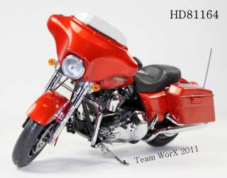   Davidson FLHX Street Glide Diecast Motorcycle 112 Sedona Orange