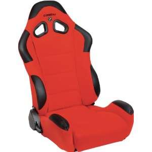  CR1 Red Cloth Racing Reclining Seat Automotive