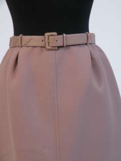 Vtg 50s classic taupe tan skirt wiggle MARILYN classic Andre Laug 