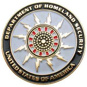 US Homeland Security Seal Gold Plated Lapel Pin Jewelry