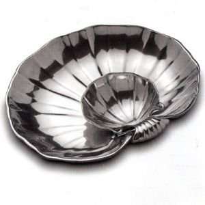  Wilton Armetale Shell Collection Large Sauce/Hors d?oeuvre 