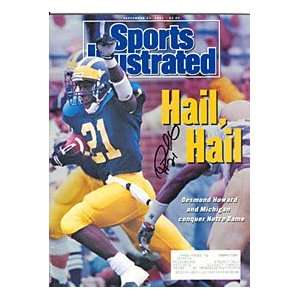   Howard Autographed/Signed Sports Illustrated September 23, 1991