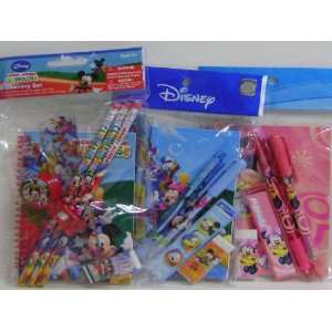  New Minnie and Mickey Mouse Stationery Set of 3 Office 