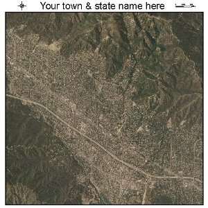 Aerial Photography Map of La Crescenta Montrose, California 2010 CA