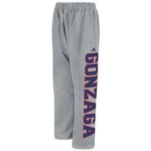 Gonzaga Bulldogs adidas Grey Fleece Sweatpants