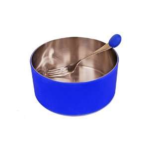  Selene Salad Bowl Fork   Blue