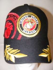 MARINE CORPS,USMC,OFFICER,EGGS,MILITARY,MARINES,HAT,CAP  
