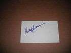 Red Wings Canadiens Scotty Bowman Signed Index Card COA