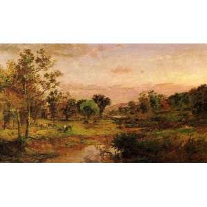  paintings   Jasper Francis Cropsey   24 x 14 inches   Autumn Pastoral