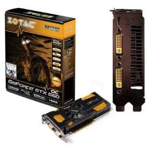  Quality GeForce GTX560 OC 1GB DDR5 By Zotac Electronics