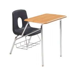 Poly Combo Chair Desk   Woodstone Top (33D X 29.5H)  